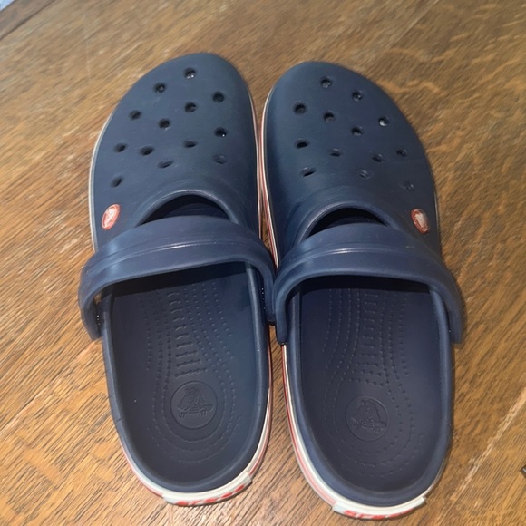 Crocs Classic Crocband Clog Navy/Red/White M9 W11 Unisex - Picture 5 of 5